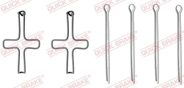 Zestaw akcesoriów, klocki hamulcowe QUICK BRAKE 109-1099 Tylko dziś