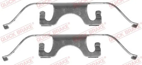 Zestaw akcesoriów, klocki hamulcowe QUICK BRAKE 109-1224 Oferta czasowa