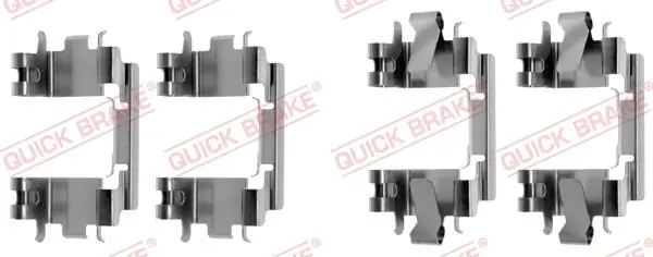 Bezpieczne zakupy Zestaw akcesoriów, klocki hamulcowe QUICK BRAKE 109-1257