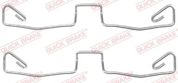 Zestaw akcesoriów, klocki hamulcowe QUICK BRAKE 109-1633 Wybór klientów