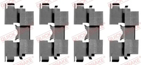 Zestaw akcesoriów, klocki hamulcowe QUICK BRAKE 109-1662 Oferta czasowa