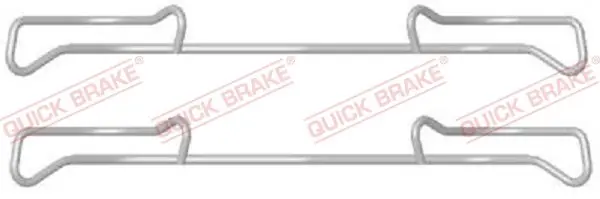 Wybór klientów Zestaw akcesoriów, klocki hamulcowe QUICK BRAKE 109-1678