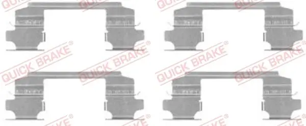 Zestaw akcesoriów, klocki hamulcowe QUICK BRAKE 109-1686 Kup online