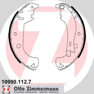 Bestseller Zestaw szczęk hamulcowych ZIMMERMANN 10990.112.7