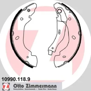 Bezpieczna płatność Zestaw szczęk hamulcowych ZIMMERMANN 10990.118.9