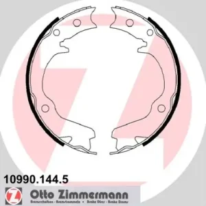 Zestaw szczęk hamulcowych, hamulec postojowy ZIMMERMANN 10990.144.5 Zamów teraz