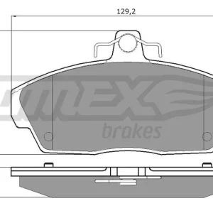Sprawdź teraz Zestaw klocków hamulcowych, hamulce tarczowe TOMEX BRAKES TX 11-511