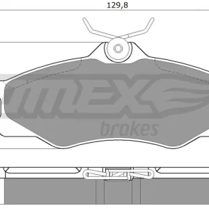 Zestaw klocków hamulcowych, hamulce tarczowe TOMEX BRAKES TX 11-66 Ekspresowa dostawa