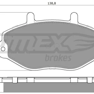 Tylko do końca tygodnia Zestaw klocków hamulcowych, hamulce tarczowe TOMEX BRAKES TX 11-92