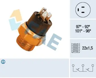 Przełącznik termiczny, wentylator chłodnicy FAE 37860 Oferta limitowana