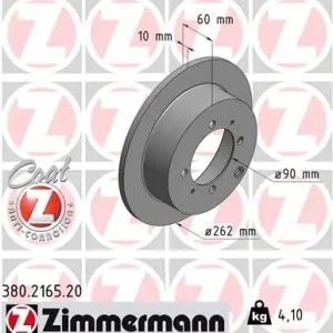 Tarcza hamulcowa ZIMMERMANN 380.2165.20 Oferta czasowa
