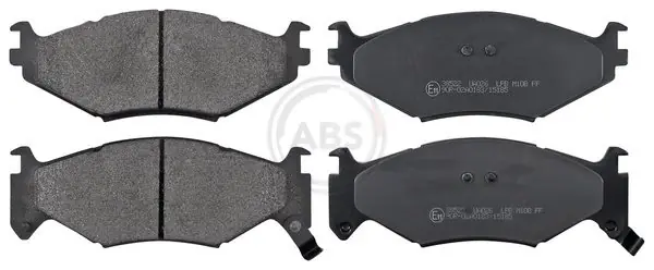 Zestaw klocków hamulcowych, hamulce tarczowe A.B.S. 38522 Oferta