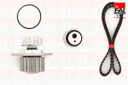 Bestseller Pompa wodna + zestaw paska rozrządu FAI AUTOPARTS TBK08-2492
