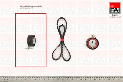 Zestaw paska rozrządu FAI AUTOPARTS TBK144 Darmowy zwrot