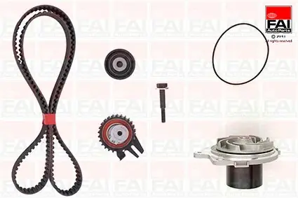 Pompa wodna + zestaw paska rozrządu FAI AUTOPARTS TBK224-6228 Szybka dostawa