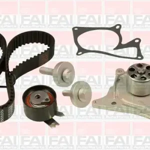 Dostępne od ręki Pompa wodna + zestaw paska rozrządu FAI AUTOPARTS TBK357-6515