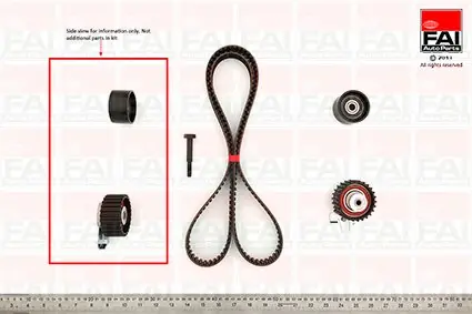 Cena promocyjna Zestaw paska rozrządu FAI AUTOPARTS TBK433