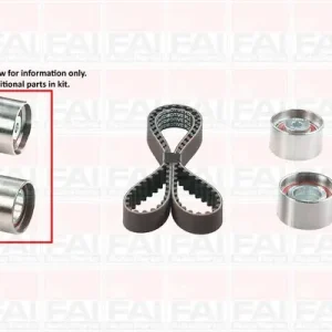 Zestaw paska rozrządu FAI AUTOPARTS TBK504 Taniej