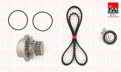 Pompa wodna + zestaw paska rozrządu FAI AUTOPARTS TBK53-6383 Najlepsza cena