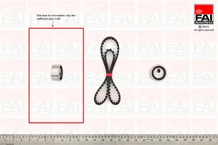 Tylko do końca tygodnia Zestaw paska rozrządu FAI AUTOPARTS TBK88
