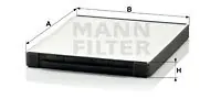 Tani Filtr kabinowy MANN-FILTER CU2441