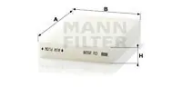 Zamów teraz Filtr kabinowy MANN-FILTER CU2028