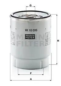 Filtr paliwa MANN-FILTER WK10006Z Wyprzedaż