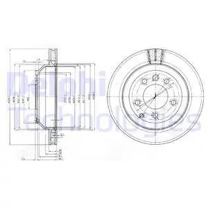 Bestseller TARCZA HAM.VW TOUAREG 02- TYL