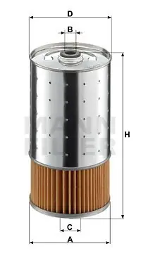 Ostatnie sztuki Filtr oleju MANN-FILTER PF1050/1N PF10501N