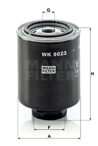 Filtr paliwa MANN-FILTER WK9023Z Oferta
